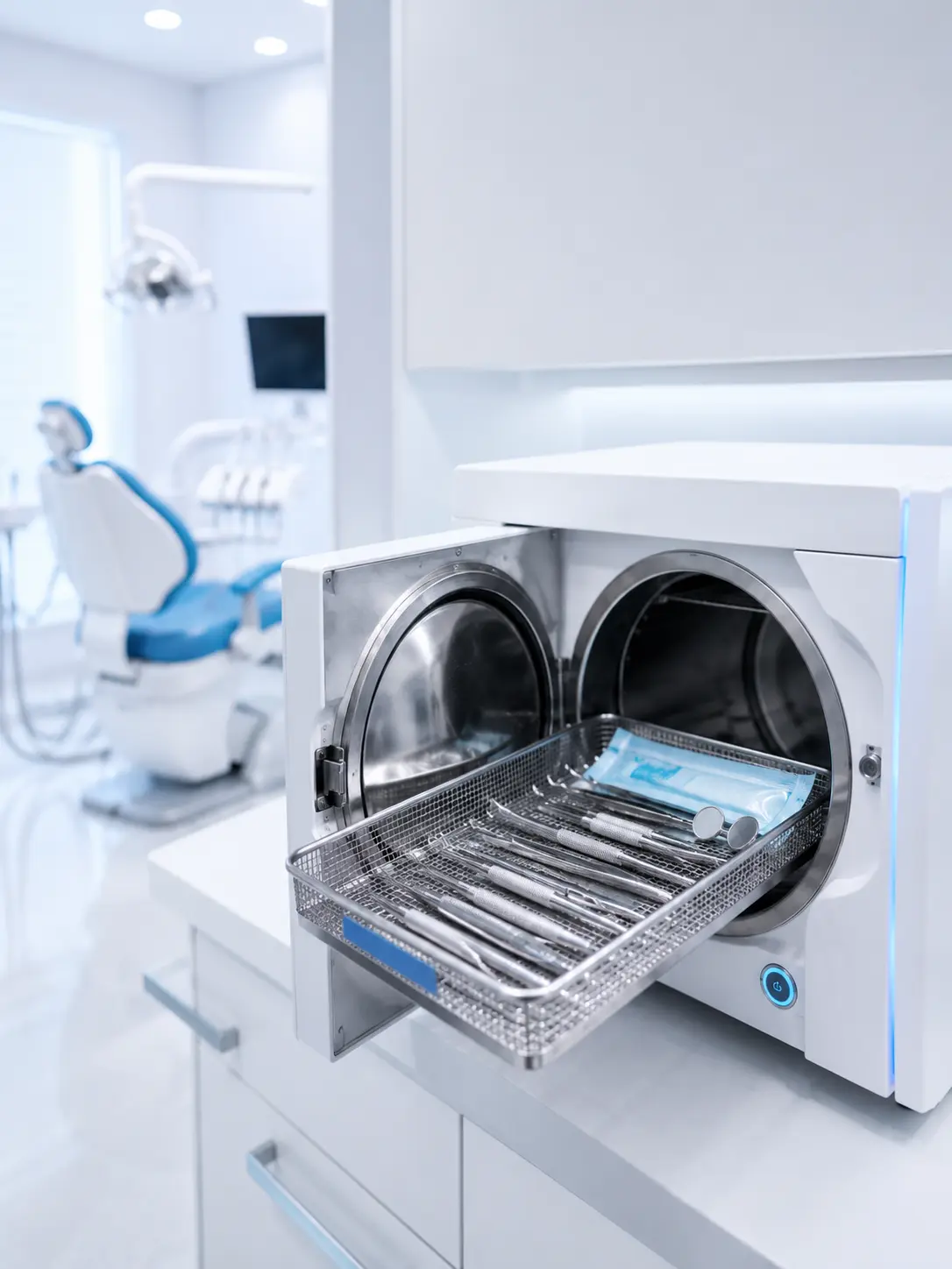 Sterilization equipment and clinical safety standards at SQ Dentist International